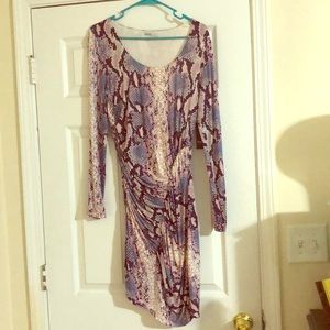 guess snakeprint dress
